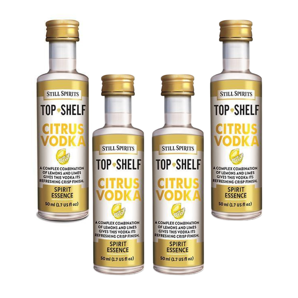 4 Pack Spirits Top Shelf Citrus Vodka homebrew distilling