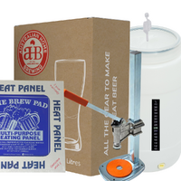 AHB Super Deluxe Starter Beer Making Kit - Bench Capper & Heater - ideal for Winter Brewing. image