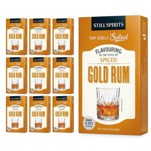 10x Still Spirits Classic Spiced Gold Rum - Top Shelf Select